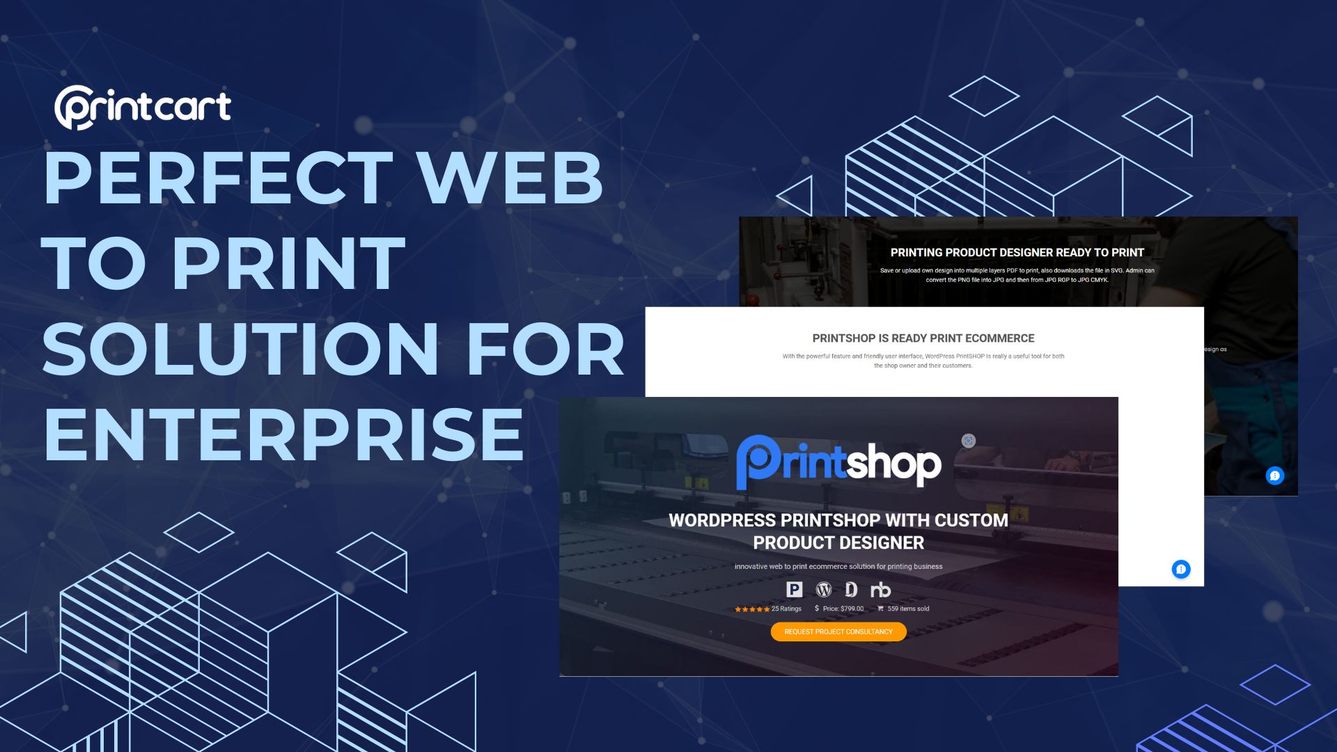 WordPress Printshop theme with online design: perfect web to print solution for Enterprise